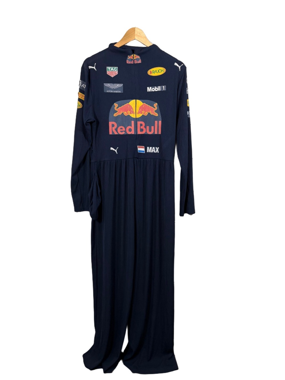 Max Verstappen Red Bull Racing F1 Pajama Jumpsuit Costume Puma Formula